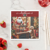 Kerst en wensen servet (Insitu)