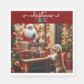 Kerst en wensen servet (Voorkant)