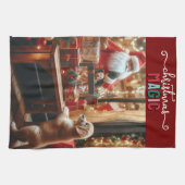 Kerst en wensen theedoek (Horizontaal)