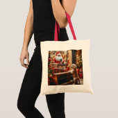 Kerst en wensen tote bag (Voorkant (product))