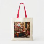 Kerst en wensen tote bag (Voorkant)