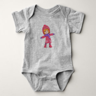 Kerst en winter Design Baby Jersey Bodysuit