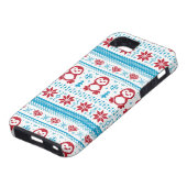 Kerst- en winterbreiwerk Case-Mate iPhone case (Onderkant)
