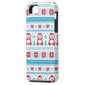 Kerst- en winterbreiwerk Case-Mate iPhone case (Achterkant Links)