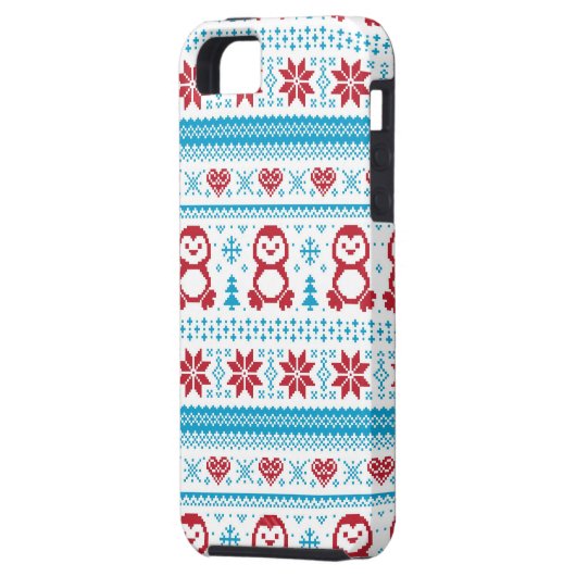 Kerst- en winterbreiwerk Case-Mate iPhone case (Achterkant Links)