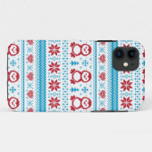 Kerst- en winterbreiwerk Case-Mate iPhone case (Achterkant (horizontaal))