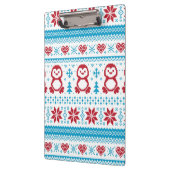 Kerst- en winterbreiwerk klembord (Links)