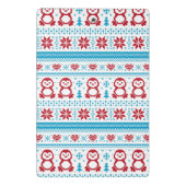 Kerst- en winterbreiwerk mini klembord (Achterkant)