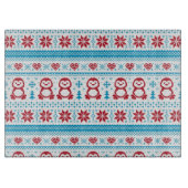 Kerst- en winterbreiwerk snijplank (Voorkant)