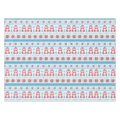 Kerst- en winterbreiwerk tafelkleed (Voorkant (Horizontaal))