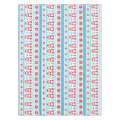 Kerst- en winterbreiwerk tafelkleed (Voorkant)