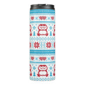 Kerst- en winterbreiwerk thermosbeker (Achterkant)