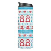 Kerst- en winterbreiwerk thermosbeker (Geroteerd rechts)