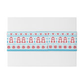 Kerst- en winterbreiwerk uitnodigingen wikkel (Achterkant Voorbeeld)