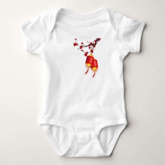 Kerst- en winterdesign-Baby Bodysuit (Voorkant)