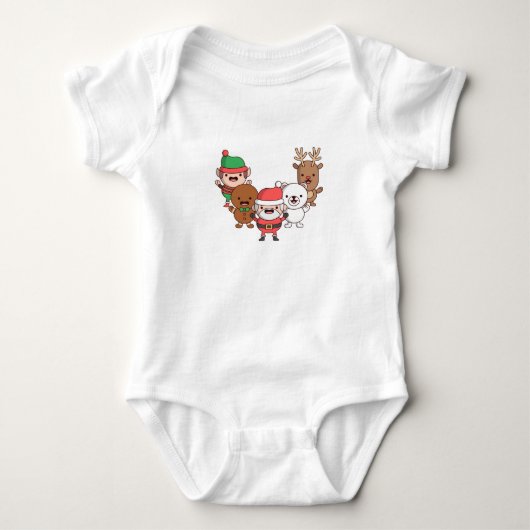 Kerst- en winterdesign-Baby Bodysuit (Voorkant)