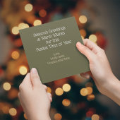 Kerst en Yule Zegeningen Vakantie Kaart