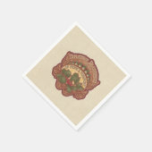 Kerst en Yule Zegeningen Vakantie Servet (Hoek)