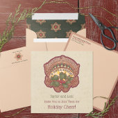 Kerst en Yule Zegeningen Vakantie Uitnodiging