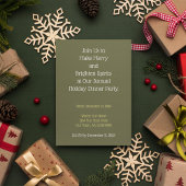 Kerst en Yule Zegeningen Vakantie Uitnodiging