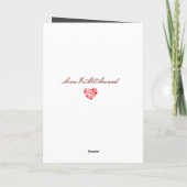 KERST EN ZEG 'IK HOU VAN JE' KAART (Achterkant)