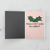 KERST EN ZEG 'IK HOU VAN JE' KAART (Binnen)