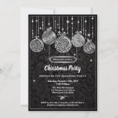 Kerst- en zilverversieringen kaart (Voorkant)