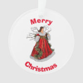 Kerst Engel Acryl Ornament (voorkant)