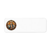 Kerst Engel Adresetiketten Etiket (Voorkant)