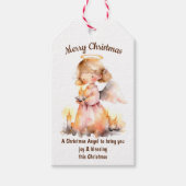 Kerst Engel Blessing Cadeaulabel (Voorkant)