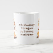 Kerst Engel Blessing Grote Koffiekop (Voorkant)