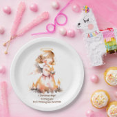 Kerst Engel Blessing Papieren Bordje (Feest)