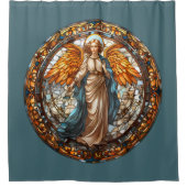 Kerst Engel Douchegordijn (Voorkant)