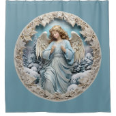 Kerst Engel Douchegordijn (Voorkant)