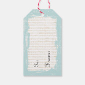 Kerst Engel Gepersonaliseerd Cadeaulabel (Achterkant)