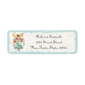 Kerst Engel Gepersonaliseerd Etiket (Voorkant)