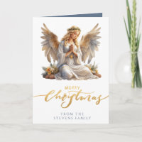 Kerst engel gevouwen foto
