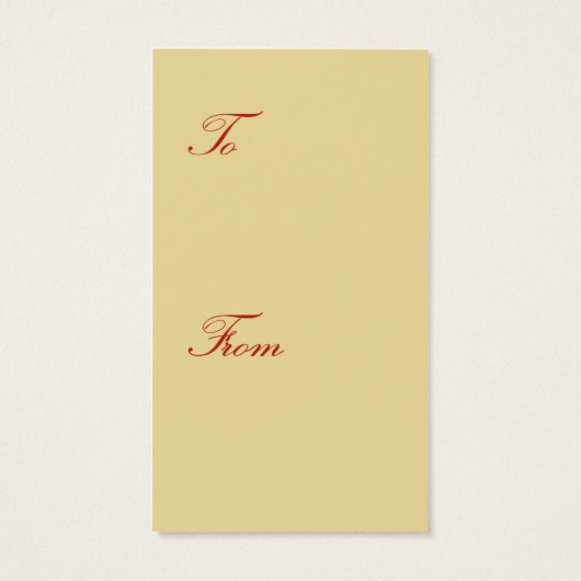 Kerst Engel Gift Labels Behuizing Kaarten Fine Art Visitekaartjes (Achterkant)