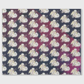 Kerst Engel Herder met Lambs Patroon Cadeaupapier (Vlak)