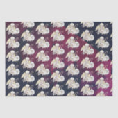 Kerst Engel Herder met Lambs Patroon Tissuepapier (Voorkant)