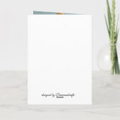 Kerst engel kaart (Achterkant)
