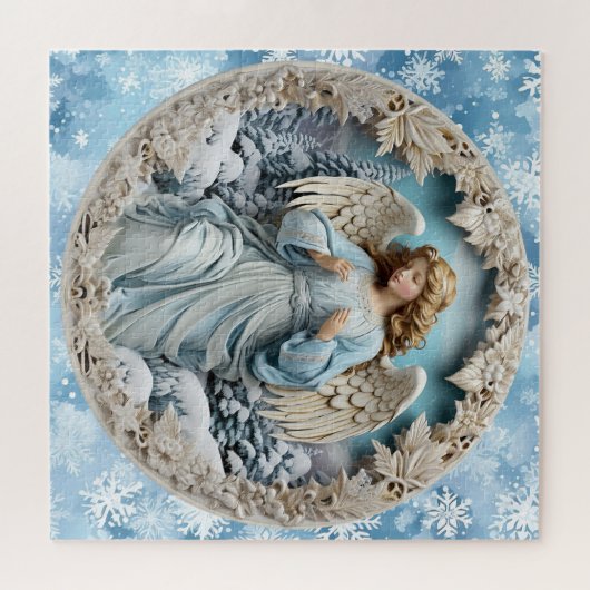 Kerst Engel Puzzel Legpuzzel (Horizontaal)