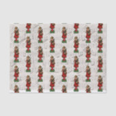 Kerst Engel  Religie Victoriaans Meisje Tissuepapier (Voorkant)