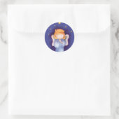 Kerst engel sticker (Tas)