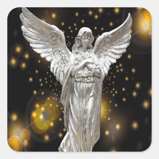 Kerst engel stickers (Voorkant)