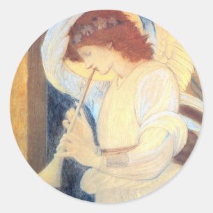 Kerst Engel Stickers Burne-Jones Goud Wit