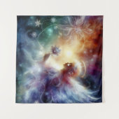 Kerst Engel Tapestry Wandkleed (Voorkant (horizontaal))