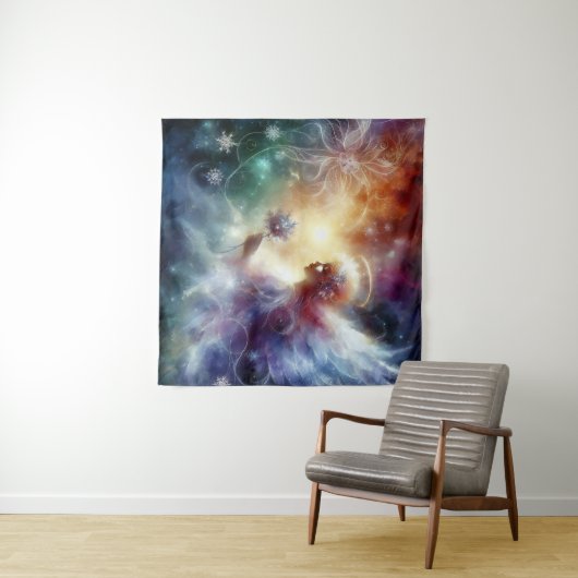 Kerst Engel Tapestry Wandkleed (In Situ (horizontaal))