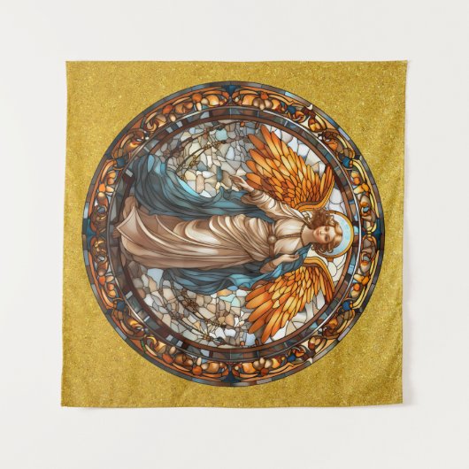 Kerst Engel Tapestry Wandkleed (Voorkant (horizontaal))