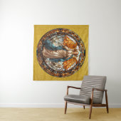 Kerst Engel Tapestry Wandkleed (In Situ (horizontaal))